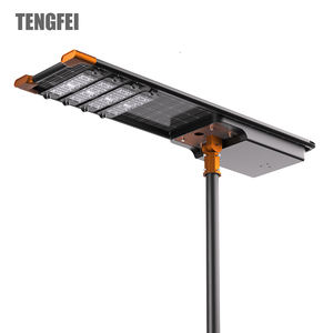 텅페이 고품질 야외 조명 30w 40w 50w 올인원 태양광 가로등 도로용 - Product Image 6