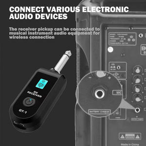 Sistema de Transmisor y Receptor Inalámbrico <span class=keywords><strong>para</strong></span> Guitarra VOXFULL GT1 2.4G <span class=keywords><strong>para</strong></span> Guitarra Eléctrica, <span class=keywords><strong>Bajo</strong></span> e Instrumentos de Viento - Product Image 6