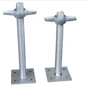 0 Steel prop Various type screw jack base for construction