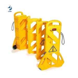 High Quality Plastic Portable Road Traffic Retractable Fence Expandable Gate Road Safety Expandable Barrier