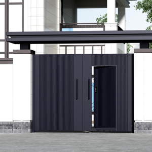 <span class=keywords><strong>Portail</strong></span> de cour piétonne intégré haut de gamme, de qualité artisanale, décoratif, antirouille, résistant aux intempéries et polyvalent - Product Image 1