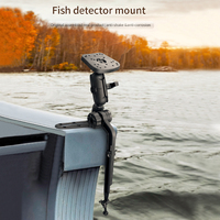 Support de montage pour sondeur de pêche, support de montage sur rail pour kayak, adaptateur de base de montage, bras de transducteur de pêche, support GPS pour Garmin Humminbird Fish Finder