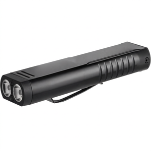 Lampes de travail portables en alliage d'aluminium LED COB, indice de protection IP44, rechargeables par USB, alarme d'avertissement rouge magnétique, camping d'urgence, réglables - Product Image 1