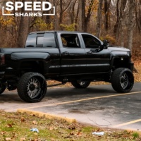 Jantes forgées à large bord 22x14 24x14 26x10 6x139.7 6x5.5 Deep Dish Mirror Polished Custom SRW pour Chevrolet Silverado 1500