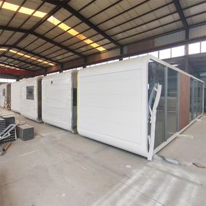 Villa moderne <span class=keywords><strong>de</strong></span> luxe, structure en acier personnalisée, imperméable, maison préfabriquée modulaire mobile - Product Image 5