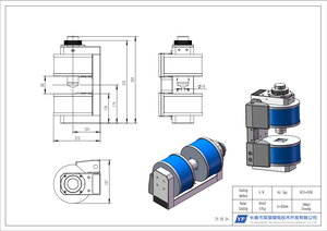Laboratory Measurement Experimentation Measuring & Analyzing Tool Horizontally Vertically Air <b>Gap</b> Bipole Electromagnet - Product Image 6
