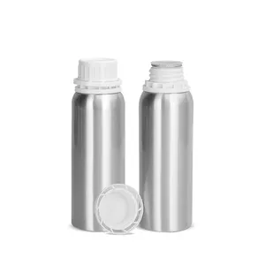 Botella de aluminio de embalaje para cosméticos, 50ml, 100ml, 120ml, 150ml, 250ml, 500ml, 1000ml, venta al por mayor