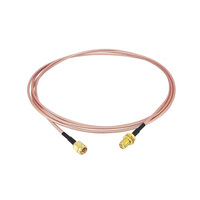 Câble adaptateur RF YRL à angle droit MCX vers MMCX mâle, plaqué or, contact en cuivre, vente chaude