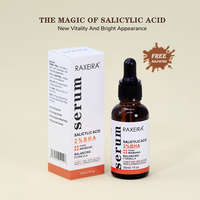 Sérum à l'acide salicylique 2% BHA avec logo personnalisé Sérum exfoliant éclaircissant à l'acide salicylique pour le visage