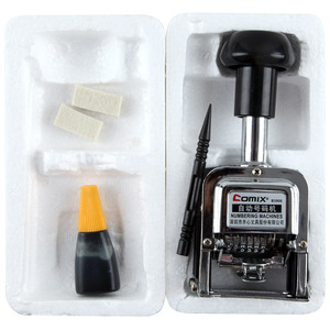 Máquina de Numeración Automática Comix B3906, Modelo Contable de 6 Dígitos, Acero Inoxidable, Duradera - Product Image 4