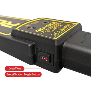 Yeni Taşınabilir El Tipi Plastik <span class=keywords><strong>Metal</strong></span> Dedektörü 9V Standart Pil 40+ Saat Çalışma Süresi Muayene Odası Havaalanı İstasyonu Güvenliği - Product Image 3
