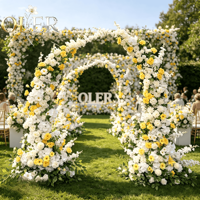 Hochwertige Seidenrosen für Hochzeiten und Schulanfang, Dekorative Blumen und Künstliche Blumenbögen, Langlebige Kunstblumen