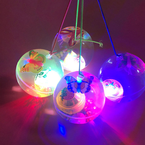 Bán Buôn Hàng Đầu Người Bán Hàng Mới Lạ LED Trẻ Em Nhấp Nháy Cao Su Nảy Bóng Bouncy Bóng Sáng Trẻ Em Đồ Chơi Bóng Trẻ Em Quà Tặng - Product Image 5
