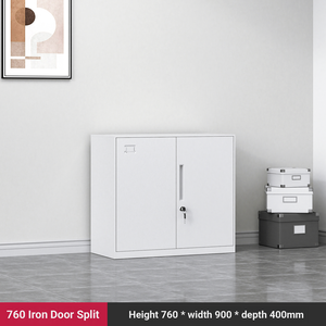 خزانة ملفات فولاذية حديثة ذات بابين الأكثر مبيعًا، موديل عمودي مع قفل للاستخدام في المنزل والمدرسة والفندق وصالة الألعاب الرياضية - Product Image 2