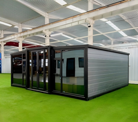 Bureau de chantier modulaire, bureau préfabriqué intégré en conteneur pour projet de construction