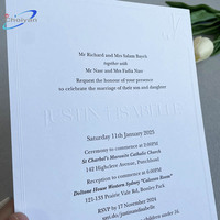 Boîte de luxe pour cartes, invitation personnalisée pour mariage