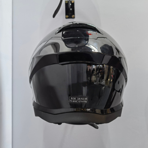 Nửa mặt Mũ bảo hiểm PC cường độ cao chống xước ống kính kép lớn Vent mồ hôi hấp thụ lót phong cách phổ biến sáng màu đen Mũ bảo hiểm - Product Image 4