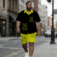 Ensemble de chemises décontractées à manches courtes boutonnées, chemise d'été légère et respirante pour hommes