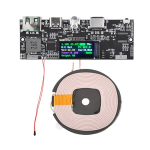 Taidacent Màn hình màu 22.5 W sạc nhanh cổng kép <span class=keywords><strong>QC</strong></span> PD sạc nhanh ngân hàng điện không dây mô-đun DIY 22.5 Watt sạc <span class=keywords><strong>PCB</strong></span> - Product Image 6