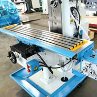 Machine de perçage et de fraisage universelle ZX6350C, broche MT4, machine de fraisage verticale et horizontale avec moteur, alimentation électrique axe X Y, 380V
