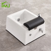 Baignoire Pédicure Multifonctionnelle Portable pour Salon de Manucure avec Plomberie