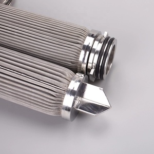 Cartucho de filtro plisado de malla de acero inoxidable 316 de 10 20 pulgadas y 5 micras filtro lavable para eliminar las partículas en el <span class=keywords><strong>vino</strong></span> <span class=keywords><strong>dulce</strong></span> - Product Image 6