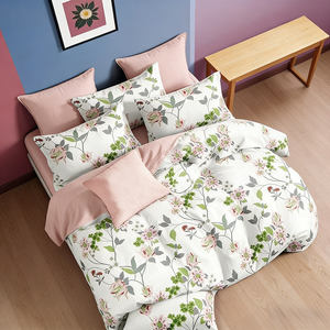 Juego de Funda Nórdica de Algodón Estampado Moderno, Diseño Nuevo, Ecológico, Transpirable, 200 Hilos, 3 Piezas - Product Image 4