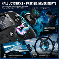 Manette de jeu sans fil avec écran d'affichage et joystick à effet Hall pour PC, Switch, PS, Android, manette de jeu RGB