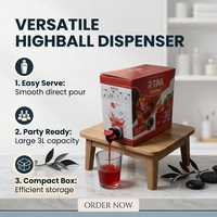 Sac en boîte (BIB) liquide de qualité alimentaire 3L 5L 10L 20L, emballage aseptique pour vin, café, sirop