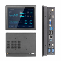 Tableta Industrial Resistente al Agua IP65 de 8 Pulgadas con Pantalla Táctil, Montaje en Panel, PC Todo en Uno, Sin Ventilador, PC Integrado
