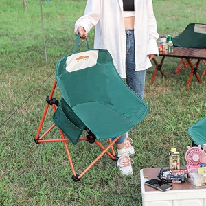 Lightweight Portable Outdoor <strong>Folding</strong> <strong>Chair</strong> for Beach Park Camping &amp; Sketch Art Moon Fishing Stool - Product Image 3