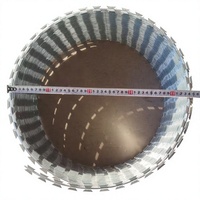 Fil barbelé BTO-22, 33 tours par bobine, longueur étendue de 8 m, bobine de sécurité pour clôtures de périmètres d'usines, de fermes et de propriétés