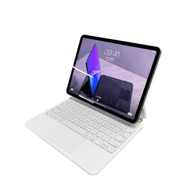 Factory Price 10.9 Inch Tablet Case/Keyboard with LED Power Display and Magic Touch RGB Light Case Size  Material PU