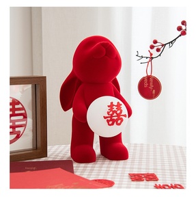 หัวเตียงสำหรับงานแต่งงานรูปหมีตัวน้อยสุดสร้างสรรค์ไฟส่องสว่างแบบยาว - Product Image 6