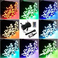 Mini Fairy Tree Light Weihnachts dekoration Fernbedienung Home Party Garten LED Lichterketten Wasserdichte Solar RGB Lichterkette