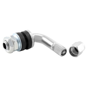 Válvula sin cámara VS-8 de cobre de 90 grados para motocicleta, mejora de neumático sólido, boca americana - Product Image 1