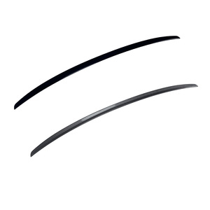 Audi A5 8T Coupe Rear Spoiler Piano <b>Black</b> Carbon Fiber Texture ABS Ducktail <b>Trunk</b> Lip 2007-2016 S5 Models - Product Image 5