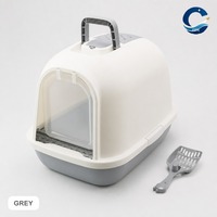 Bac à litière pour chat de type tiroir, anti-odeur, grande capacité, anti-éclaboussures, pour chats d'intérieur