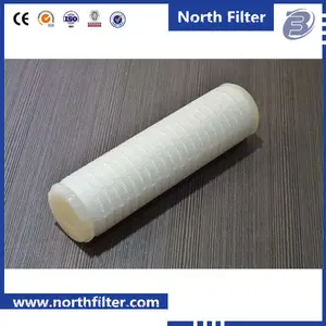 Steril Apis için 5 inç 10 inç 20 inç 30 inç 40 inç naylon membran mikron pilili kartuş filtre