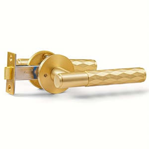 Maniglia Universale per Porta con Serratura per Camera da Letto e Bagno, Accessorio Decorativo per la Casa, Adatta a Tutte le Porte Standard - Product Image 1