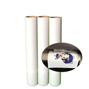 <span class=keywords><strong>Papier</strong></span> de <span class=keywords><strong>transfert</strong></span> de vinyle éco-solvant de qualité coréenne PU brillant imprimable clair pour la chaleur T-Shirt Film de vêtements pour Textiles - Product Image 5