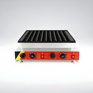Machine à Dorayaki Japonaise en Acier Inoxydable, <span class=keywords><strong>Gaufrier</strong></span> Électrique 100 Trous en Forme de Cœur pour une Production de Snacks à Haute Productivité - Product Image 3