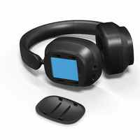 Auriculares Inalámbricos Bluetooth 6.0 Plegables con Batería Extraíble, Auriculares Estéreo con Micrófono para Computadora Portátil y Móvil