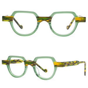 Lunettes de soleil pour jeunes <span class=keywords><strong>personnes</strong></span>, monture les yeux en acétate amusant et neutre, nouvelle collection - Product Image 1