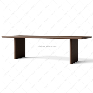 Set da Pranzo Moderno per Esterni FERLY, 8 Posti, <span class=keywords><strong>Tavolo</strong></span> e <span class=keywords><strong>Sedie</strong></span> da <span class=keywords><strong>Giardino</strong></span> con Telaio in Alluminio e Cuscini, Mobili per Tutte le Stagioni per Villa e Hotel - Product Image 5