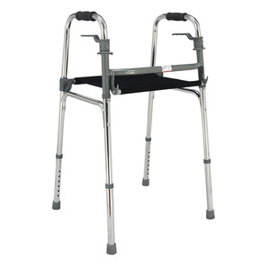Aluminum Alloy <b>Walker</b> With Seat <b>For</b> Elderly And <b>Disabled</b> Rehabilitation Training Aid - Product Image 3