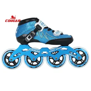 SR3 COUGAR Kids Skates Carbon Fiber Boots Inline Skating Professional Boys Girls Speed Skates Shoes