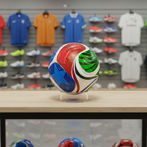 Ballon de football thermocollé cousu à la machine de qualité supérieure avec matériaux PVC et PU pour les événements du Coup International 2026, taille 5 - Product Image 3