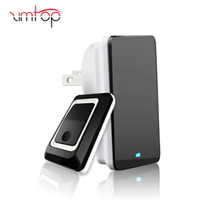 À La Maison <span class=keywords><strong>de</strong></span> Conception Simple <span class=keywords><strong>De</strong></span> <span class=keywords><strong>Porte</strong></span> Sans Fil Sonnette D'économie D'énergie Volume Sonore Réglable <span class=keywords><strong>Porte</strong></span> Cloche Noir US/EU/UK - Product Image 1