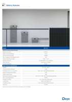 Batterie murale Deye SUN-BK80-2.56KWH-EU-AM4-18L 2,56 kWh 51,2 V LiFePO4 basse tension, système de stockage d'énergie (ESS), IP20